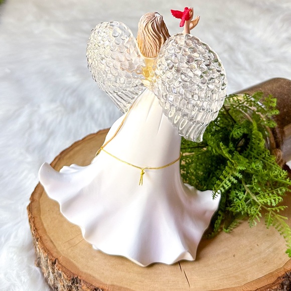 Bradford Exchange Forever With You Lighted Crystal Angel Bereavement Figurine - Picture 4 of 6